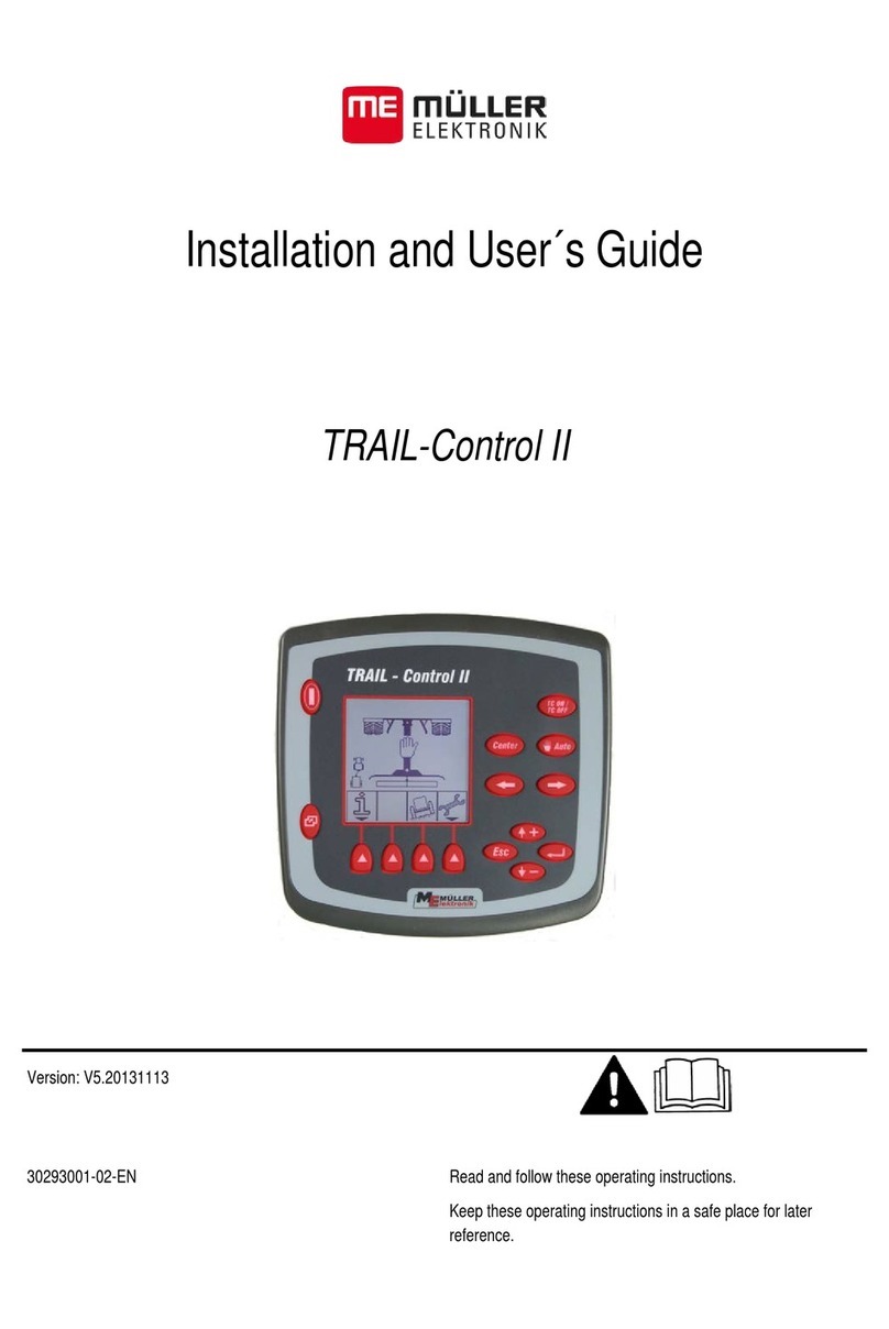 Müller-Elektronik TRAIL-Control II Installation and user guide