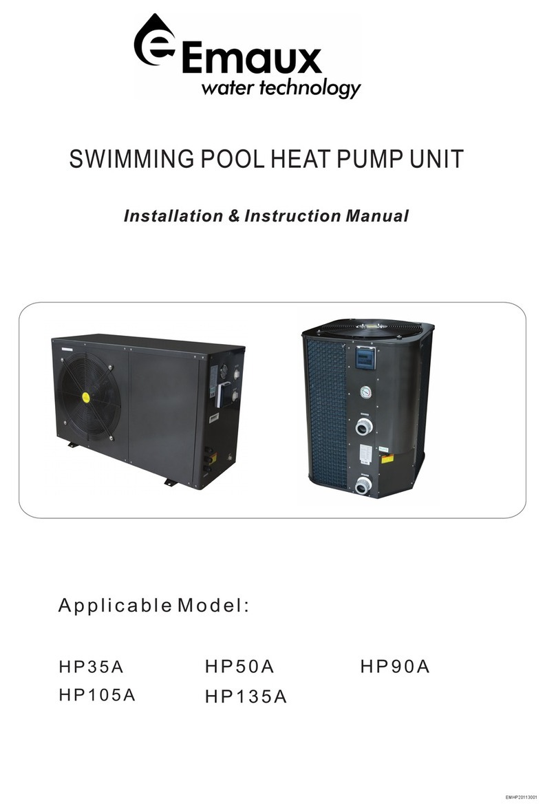 emaux HP35A Installation instructions manual emaux HP35A Installation instructions manual