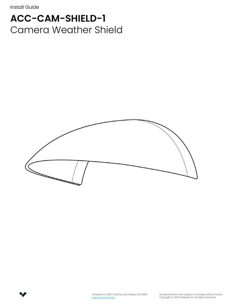 Verkada ACC-CAM-SHIELD-1 install guide