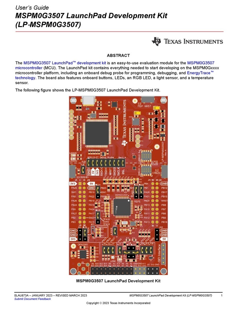 Texas Instruments MSPM0G3507 User manual