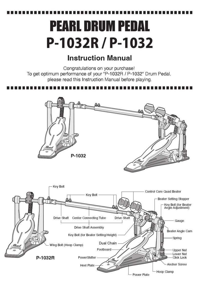 Pearl P-1032R instruction manual