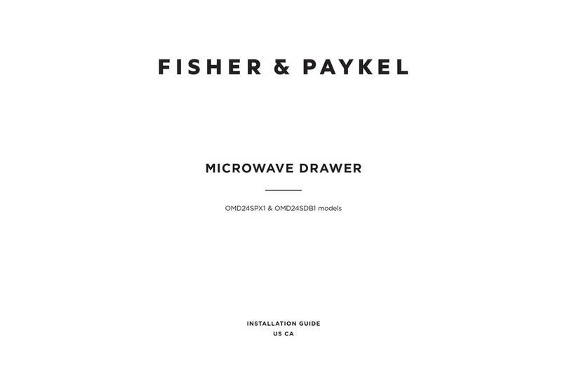 Fisher & Paykel OMD24SPX1 installation guide