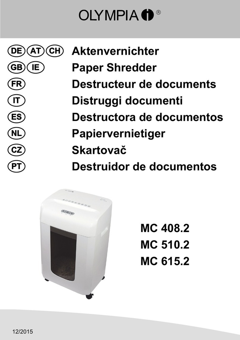 Olympia MC 408.2 manual