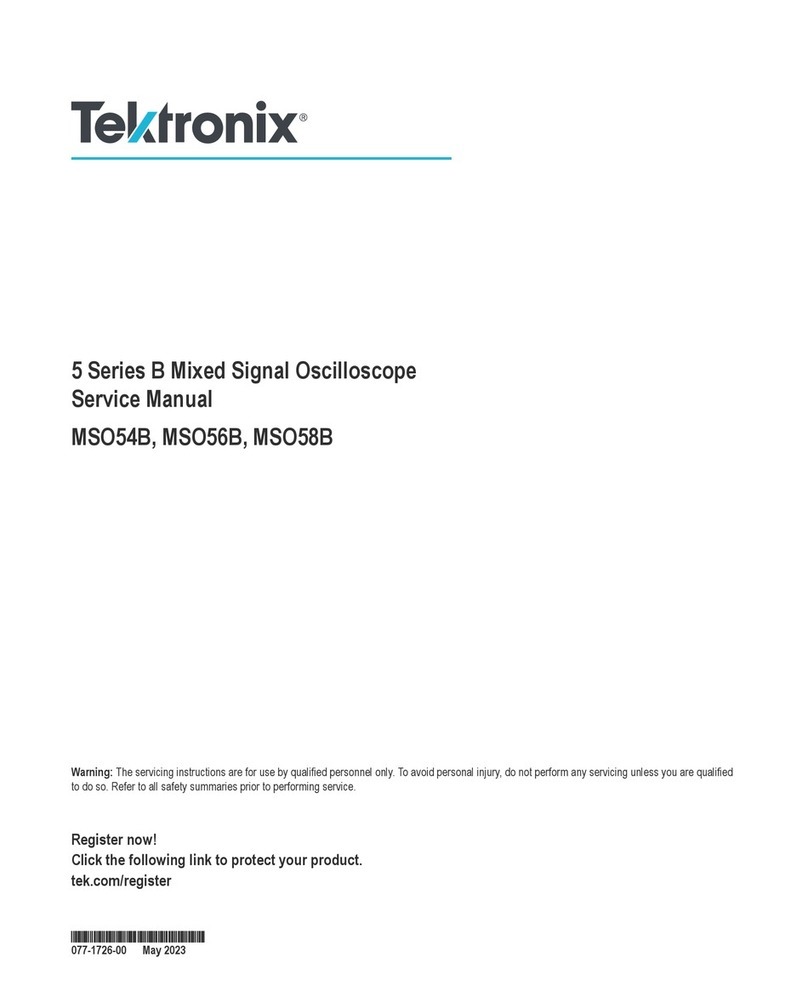 Tektronix MSO54B User manual