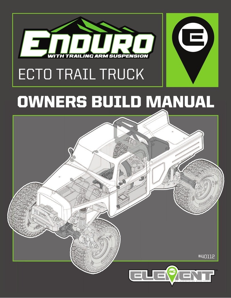 Associated Electrics Enduro Ecto Trail Truck ASC40117C Owners build manual