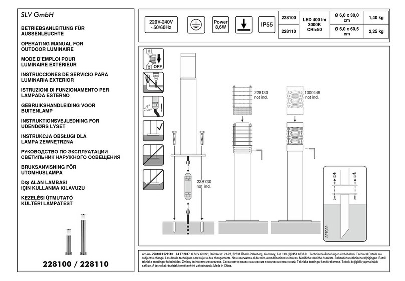SLV 228100 operating manual