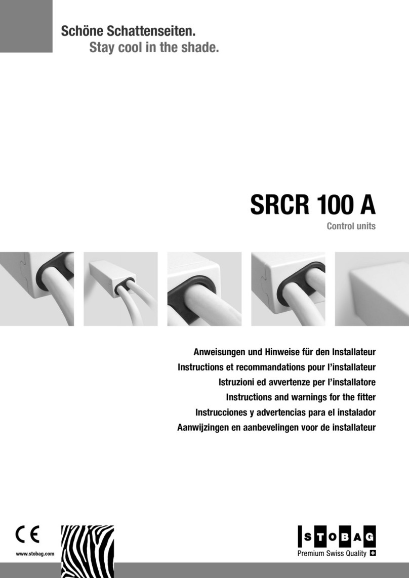 Stobag SRCR 100 A Instructions and warnings for the fitter