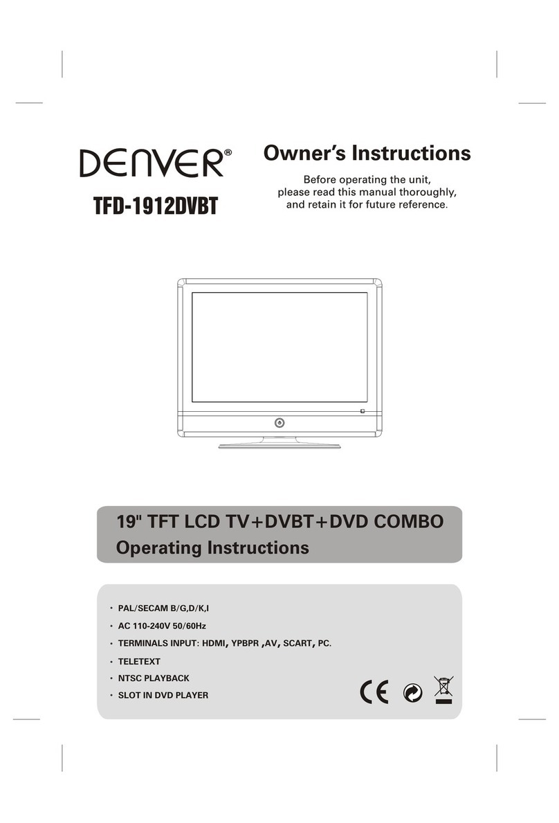 Denver TFD-1912DVBT Owner's instructions