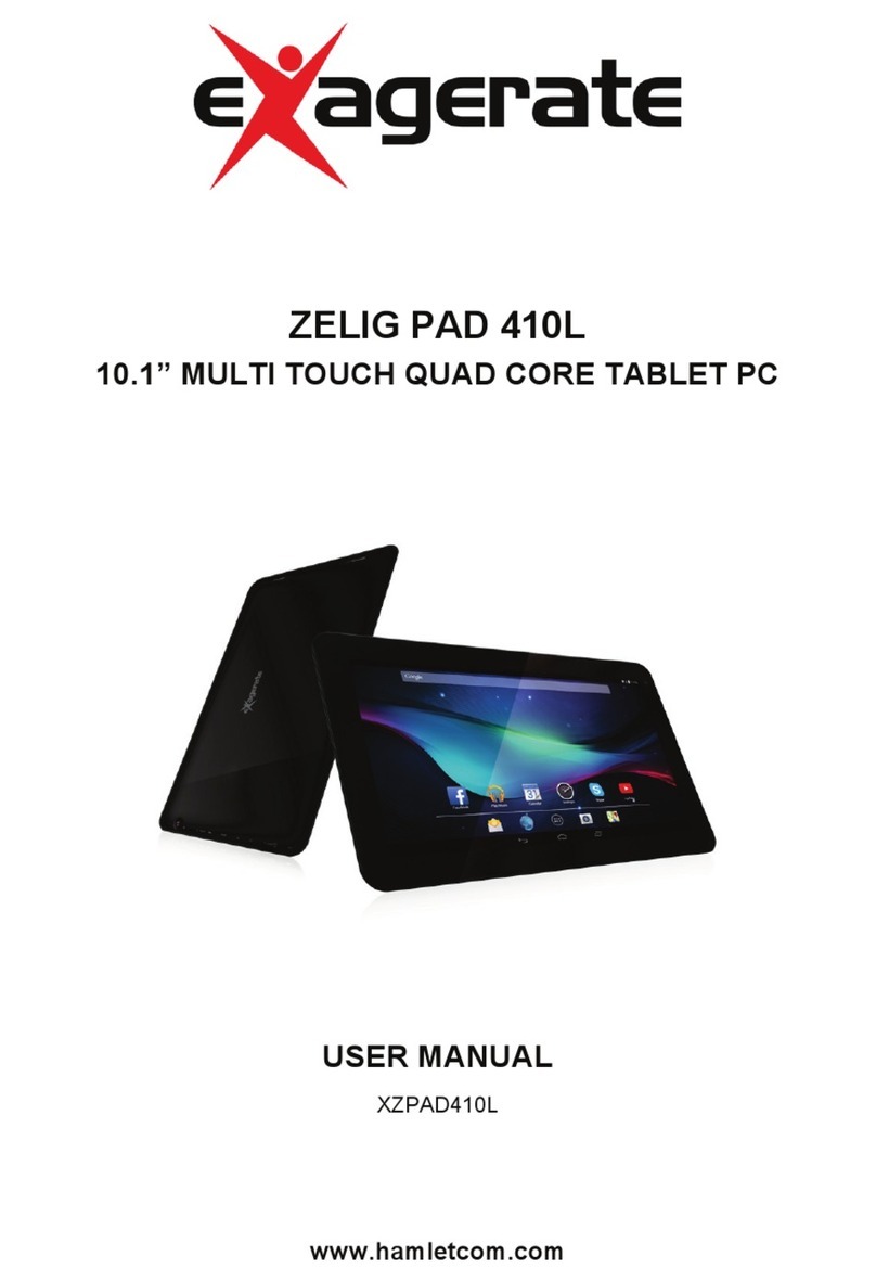 Exagerate ZELIG PAD 410L user manual