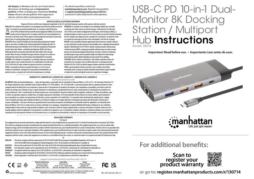 Manhattan 130714 User manual