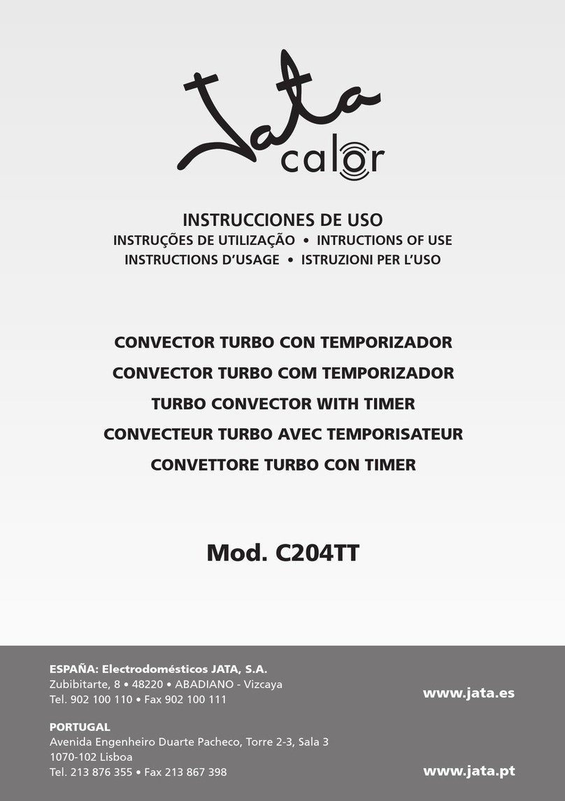 Jata calor C204TT Instructions for use
