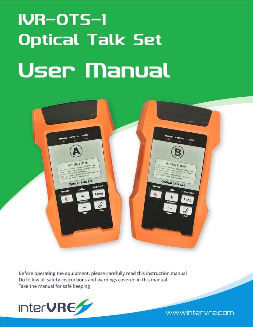 intervre IVR-OTS-1 user manual