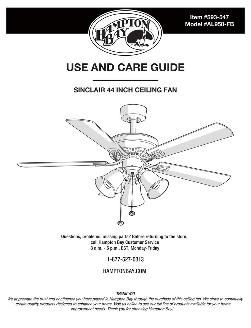 HAMPTON BAY SINCLAIR User manual