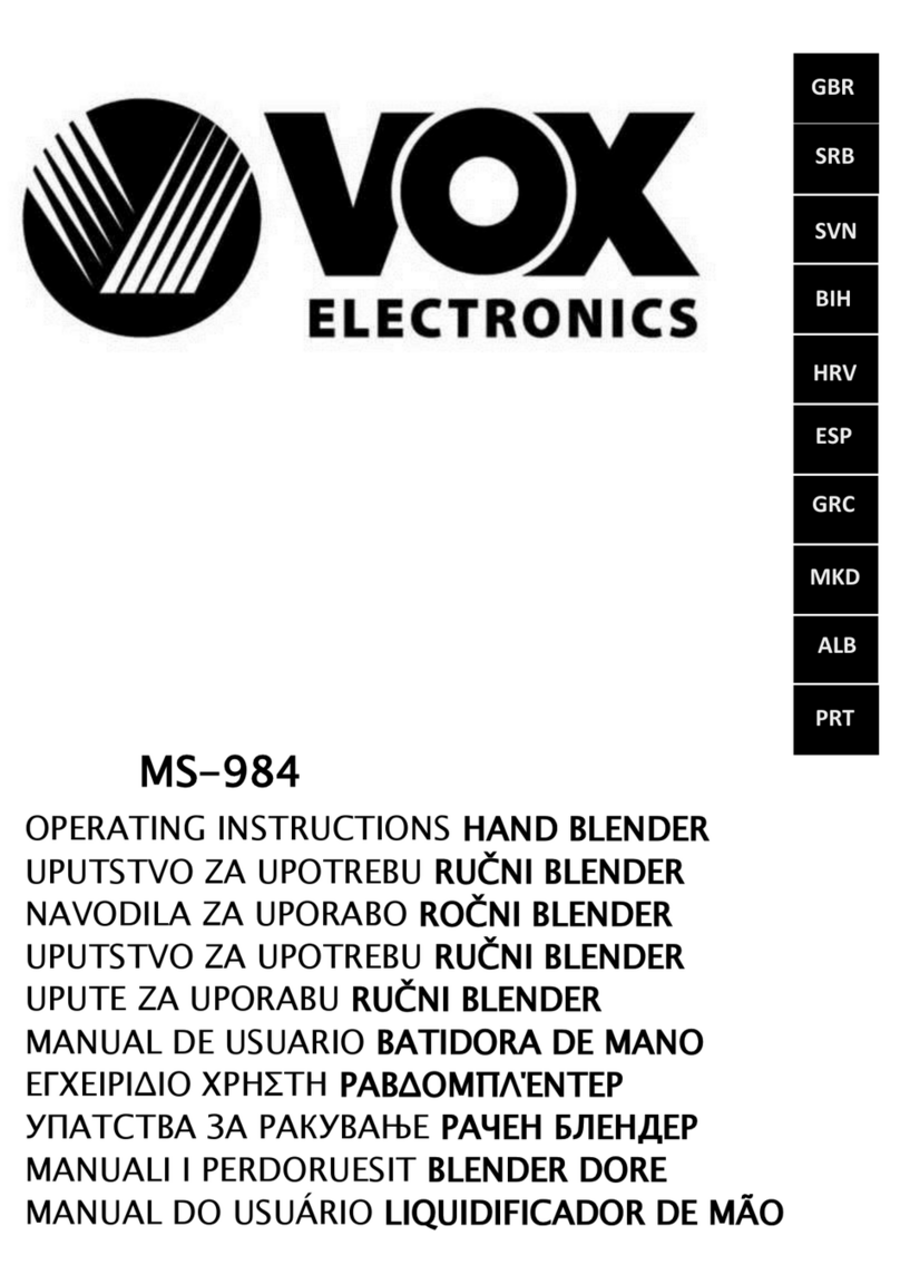 VOX electronics MS-984 operating instructions