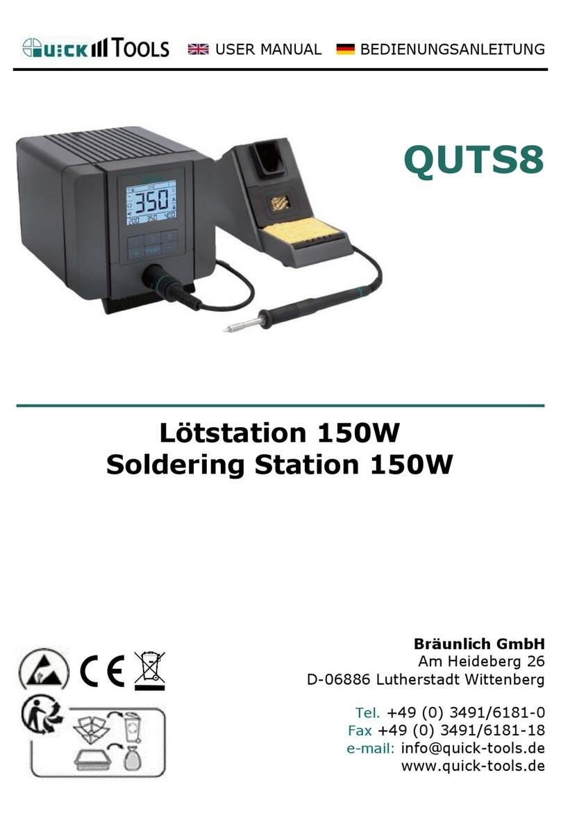 Quick Tools QUTS8 user manual