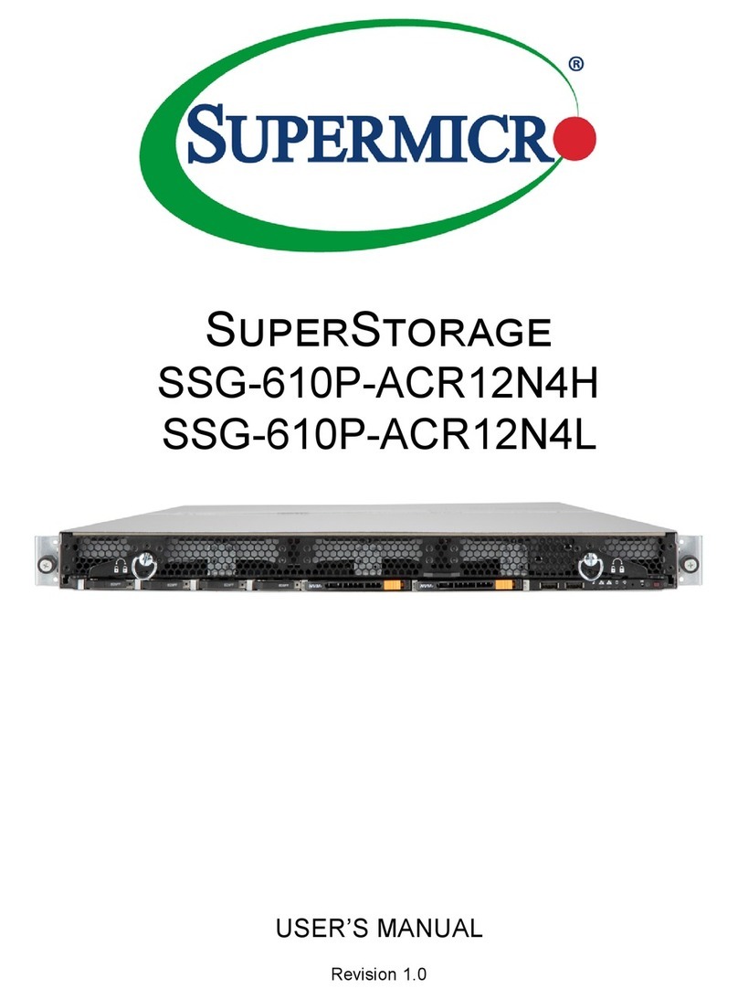 Supermicro SuperStorage SSG-610P-ACR12N4H User manual
