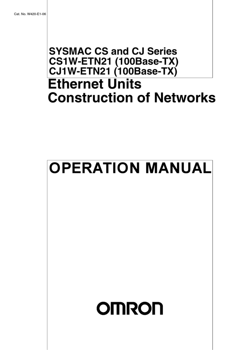 Omron CS Series User manual