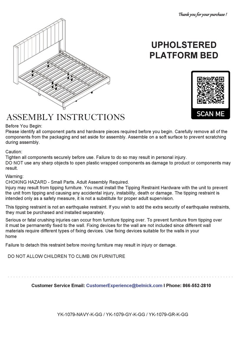 Flash Furniture YK-1079-NAVY-K-GG Assembly instructions Flash Furniture YK-1079-NAVY-K-GG Assembly instructions