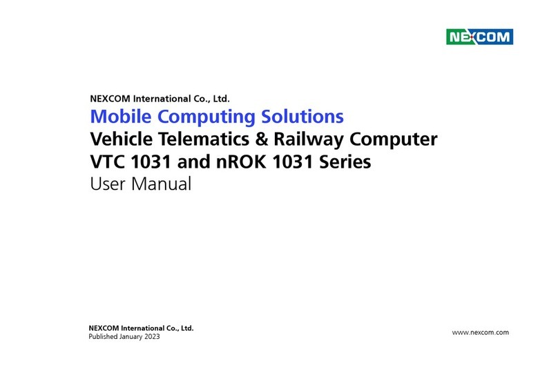 Nexcom VTC 1031 Series User manual