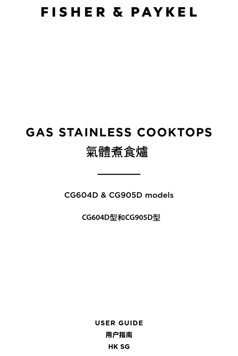 Fisher & Paykel CG604D User manual