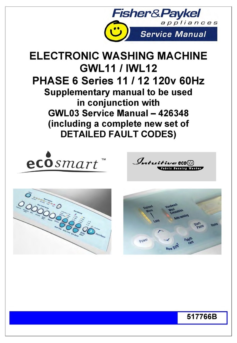 Fisher & Paykel eco smart PHASE 6 12 Series User manual
