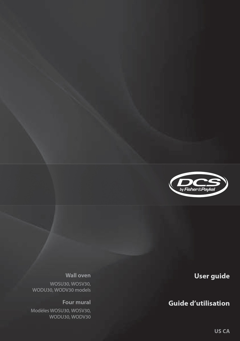 Fisher & Paykel DCS WOSV30 user guide