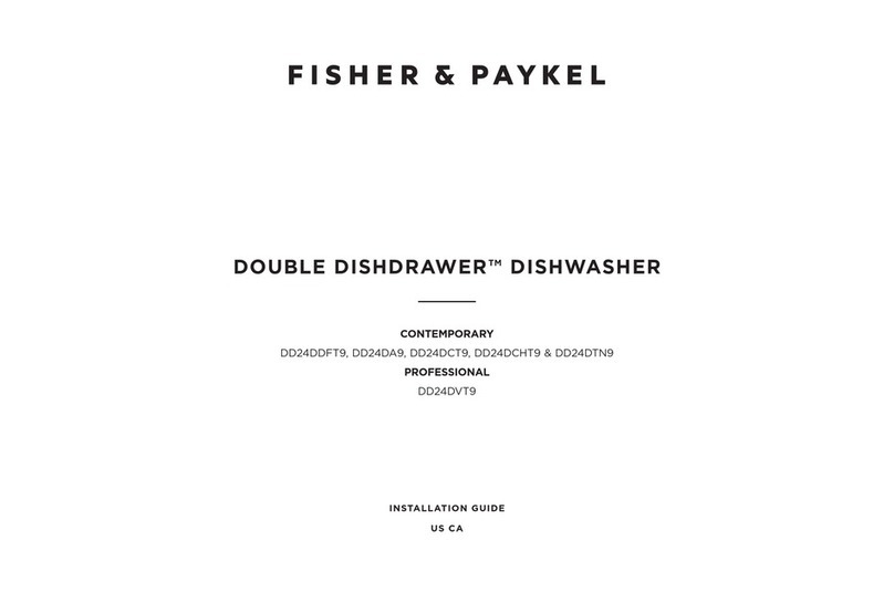 Fisher & Paykel DOUBLE DISHDRAWER DD24DDFT9 User manual Fisher & Paykel DOUBLE DISHDRAWER DD24DDFT9 User manual