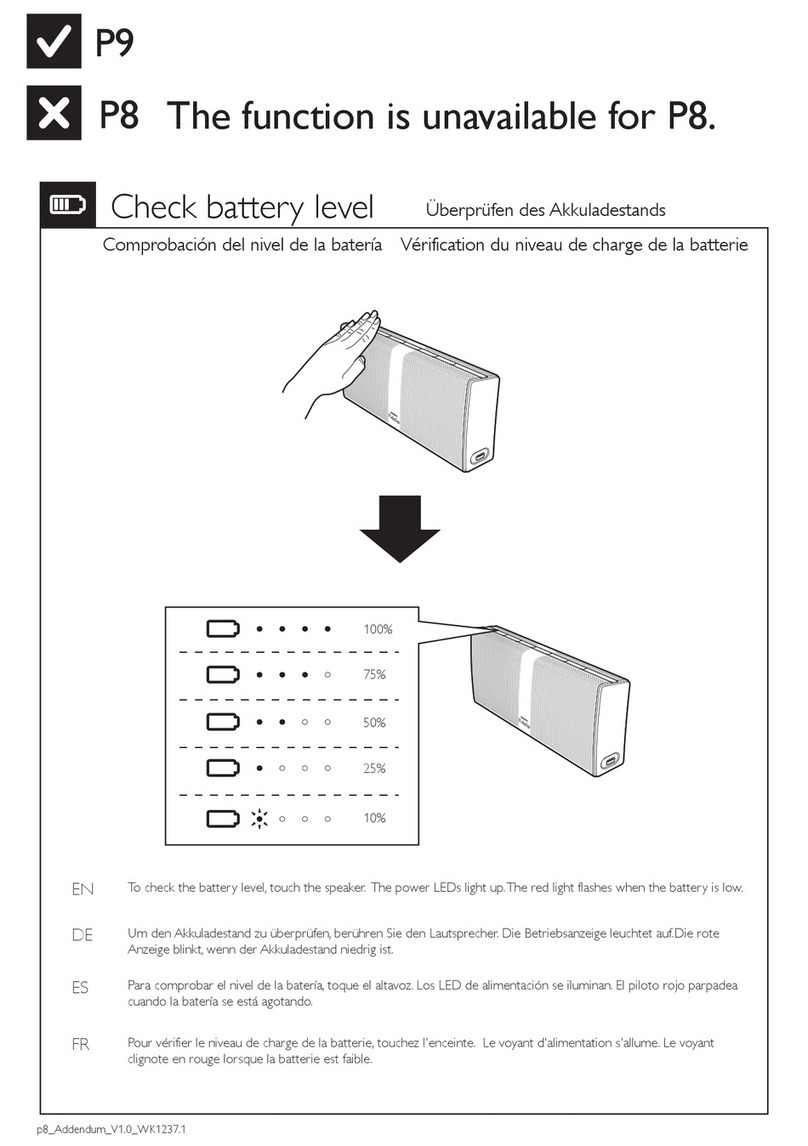 Philips P8 user manual