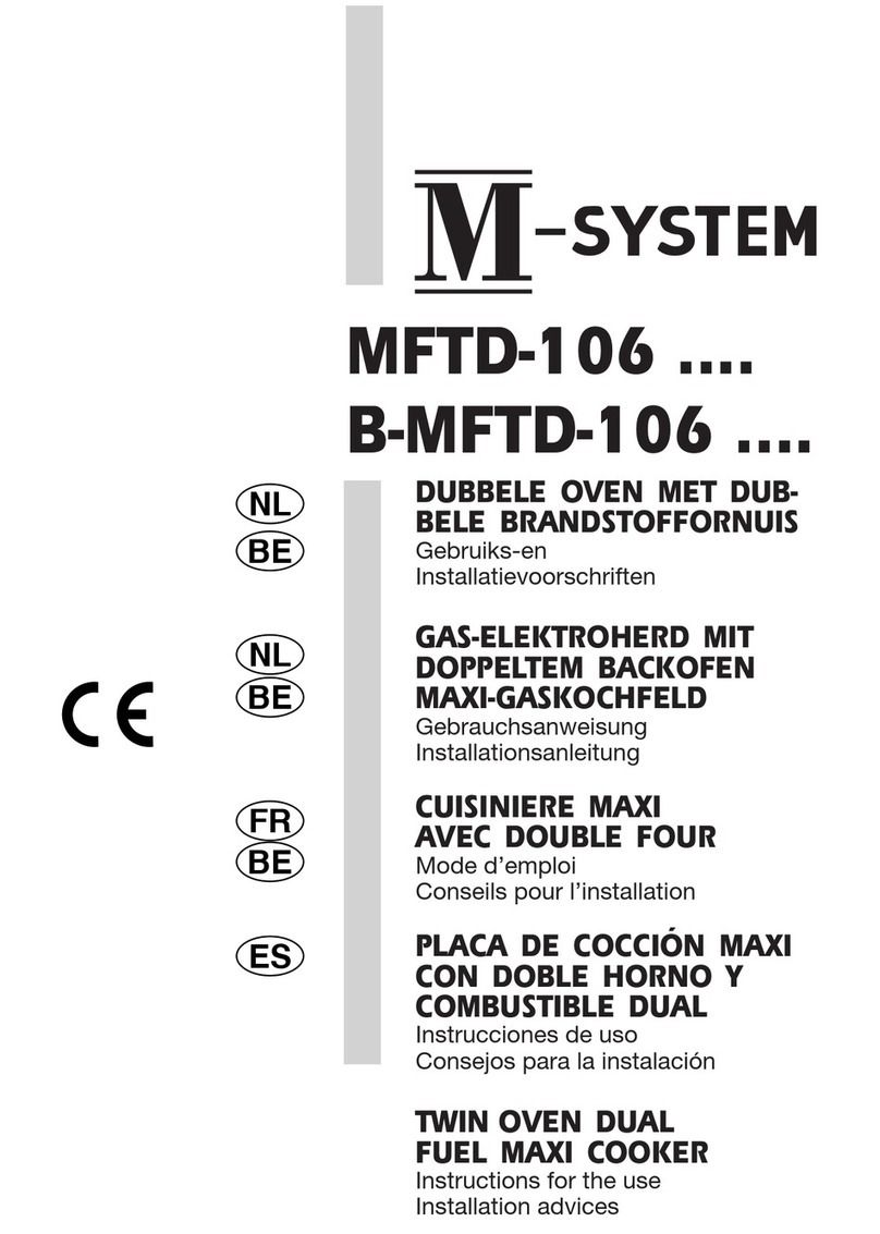 M-system MFTD-106 Series Installation and operating instructions