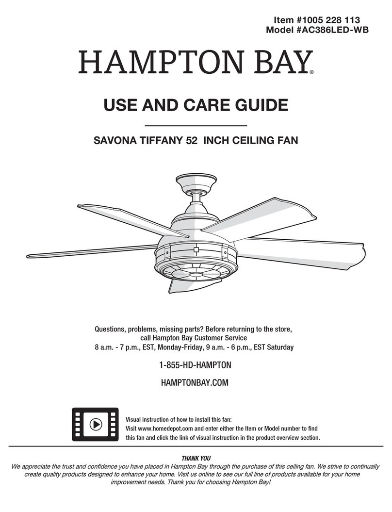 HAMPTON BAY 1005 228 113 User manual