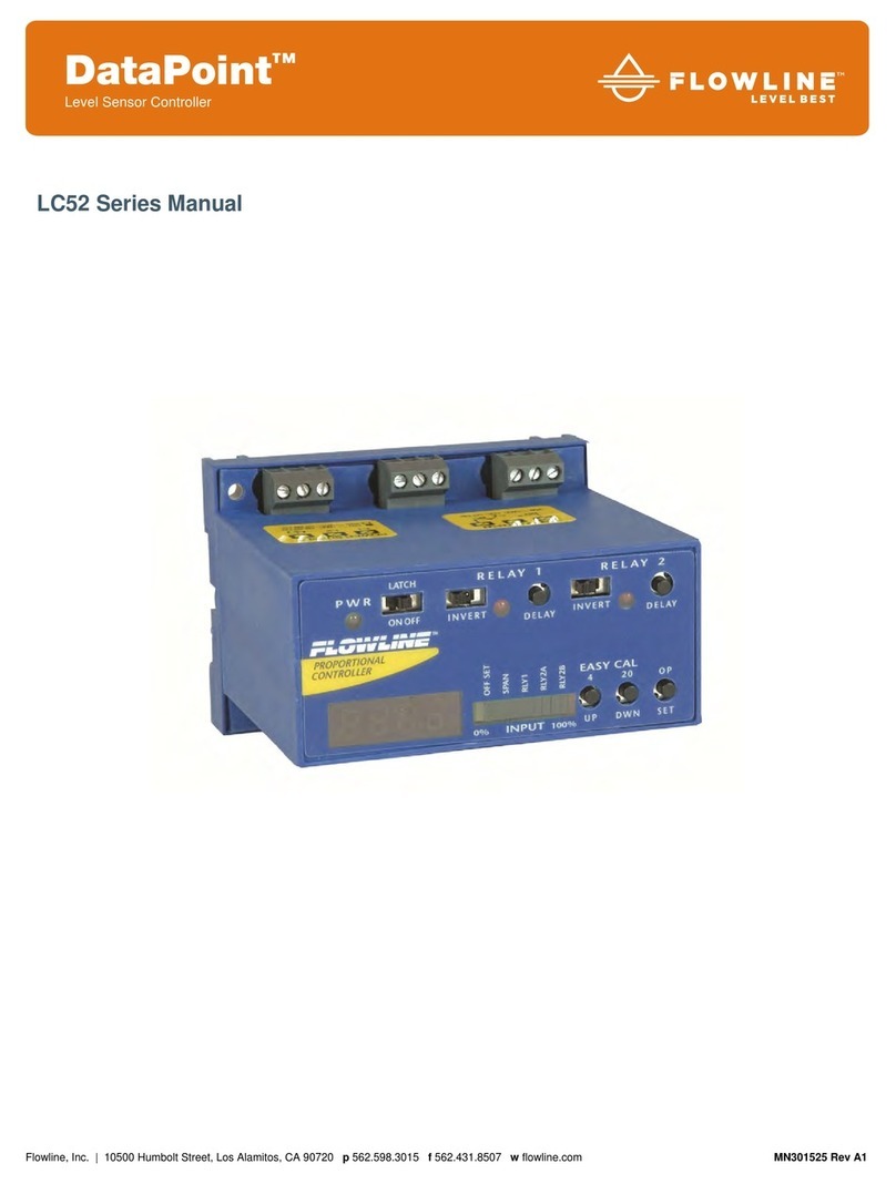 FlowLine DataPoint LC52-1001 manual