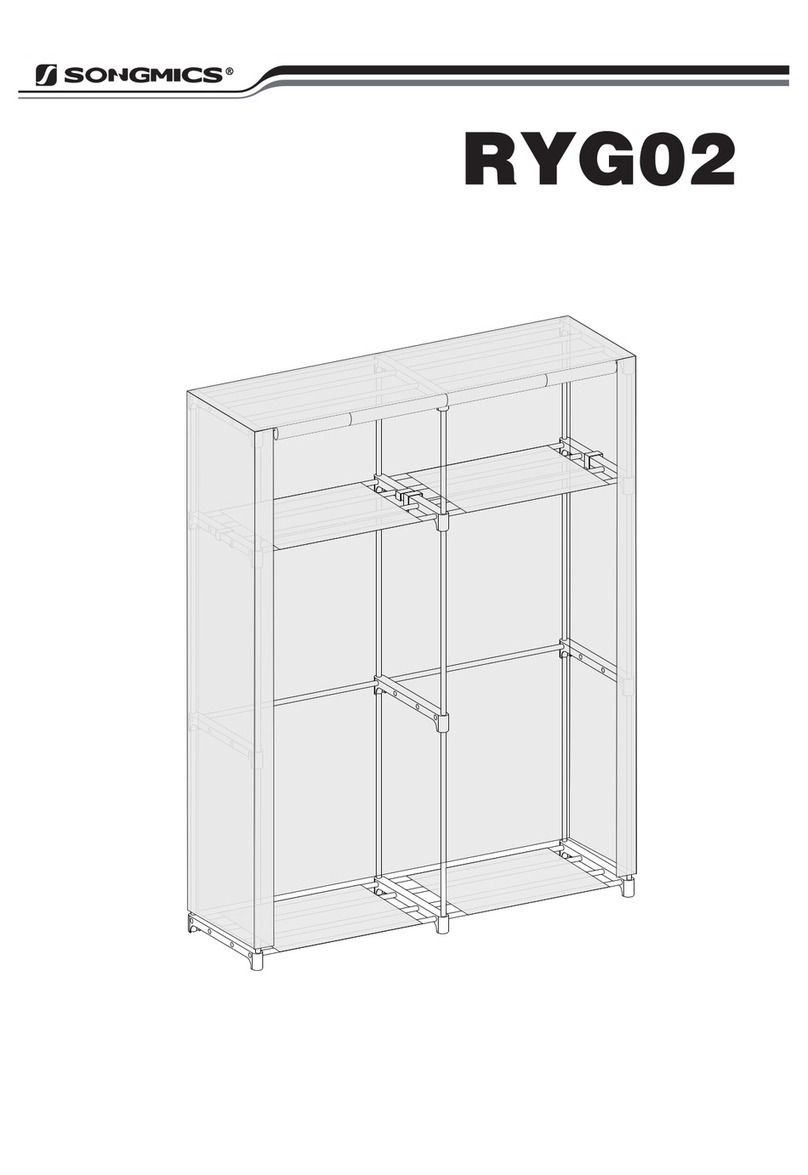 Songmics RYG02 Assembly instructions