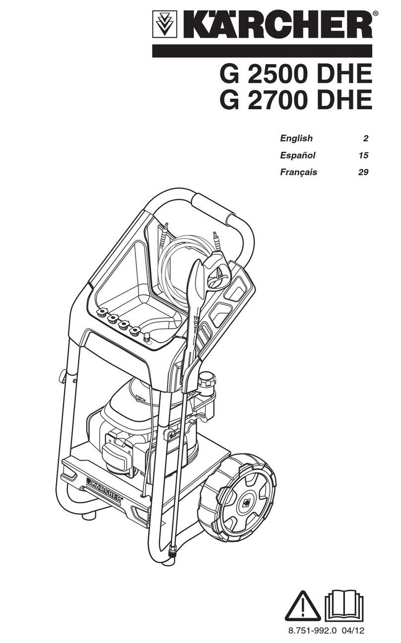 Kärcher G 2500 DHE Operator's manual