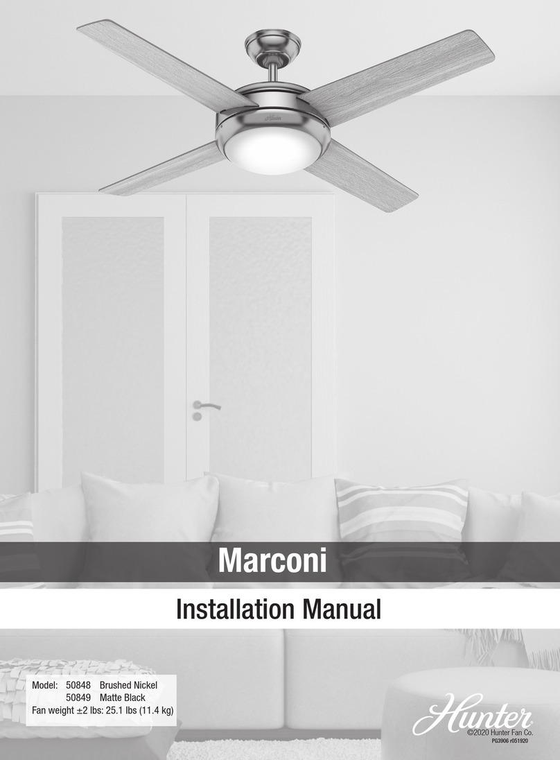 Hunter Marconi User manual
