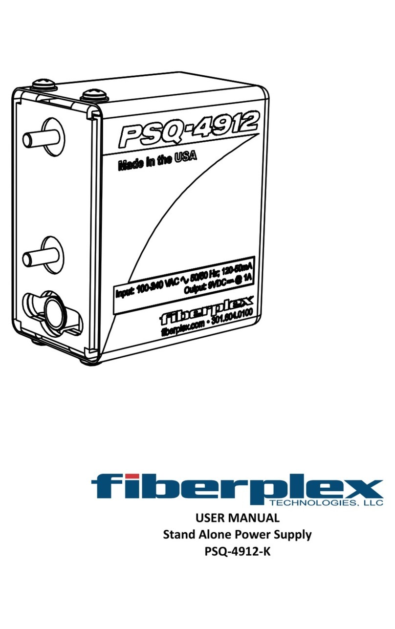 Fiberplex PSQ 4912-K user manual