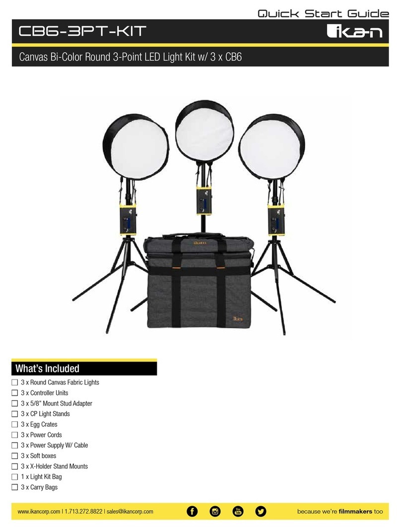Ikan CB6-3PT-KIT quick start guide