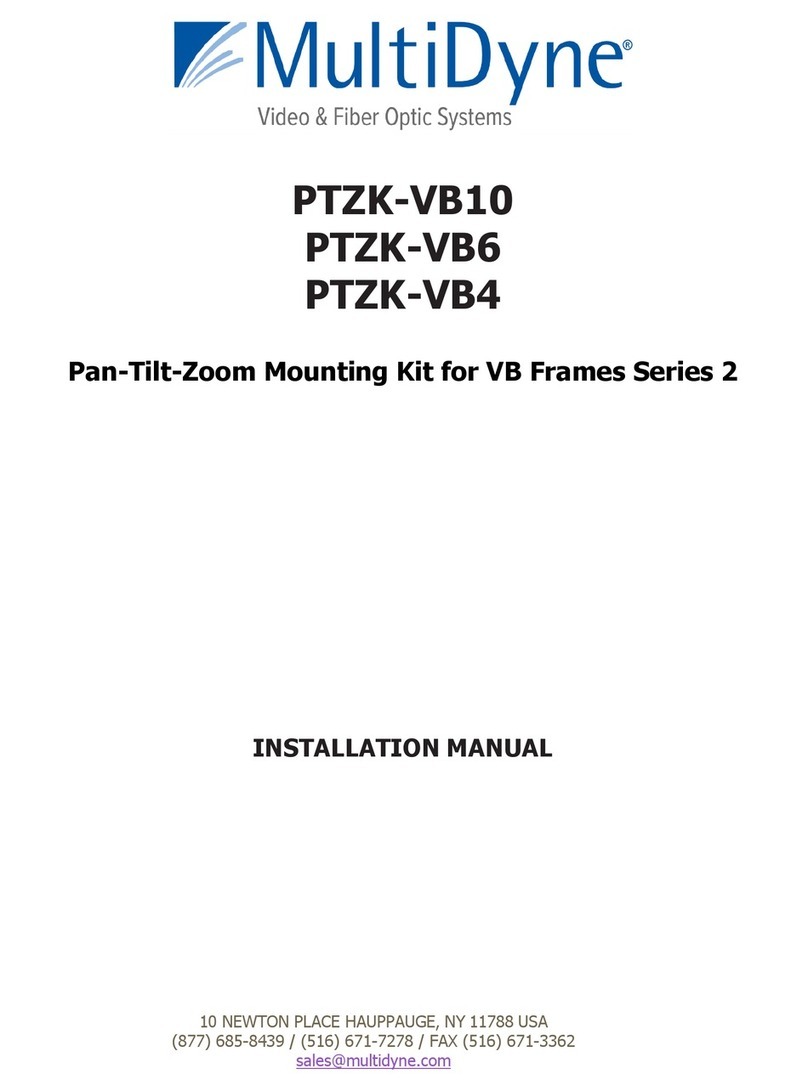 MultiDyne PTZK-VB10 installation manual