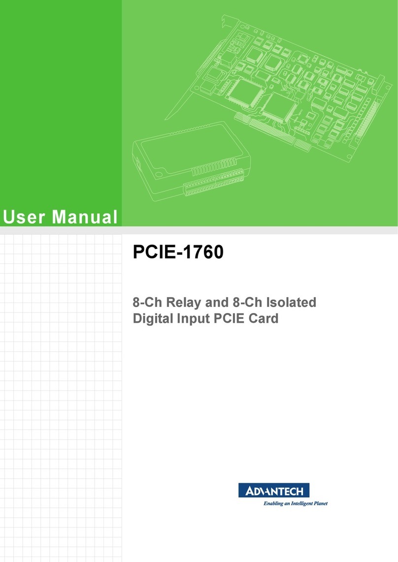 Advantech PCIE-1760 User manual
