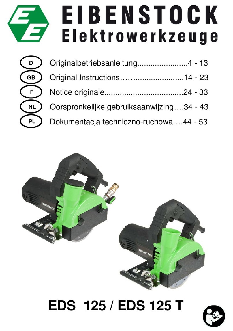 EIBENSTOCK EDS 125 T Original instructions