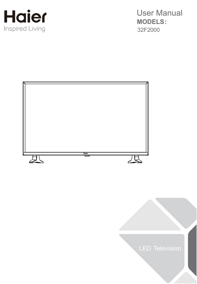 Haier 32F2000 User manual Haier 32F2000 User manual