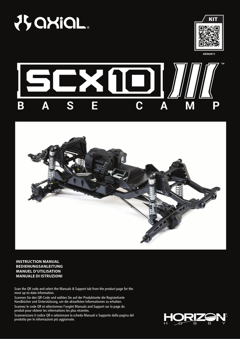 Horizon Hobby axial SCX10-III instruction manual