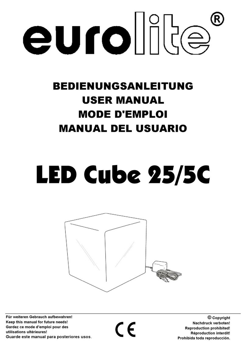 EuroLite LED Cube 25/5C user manual
