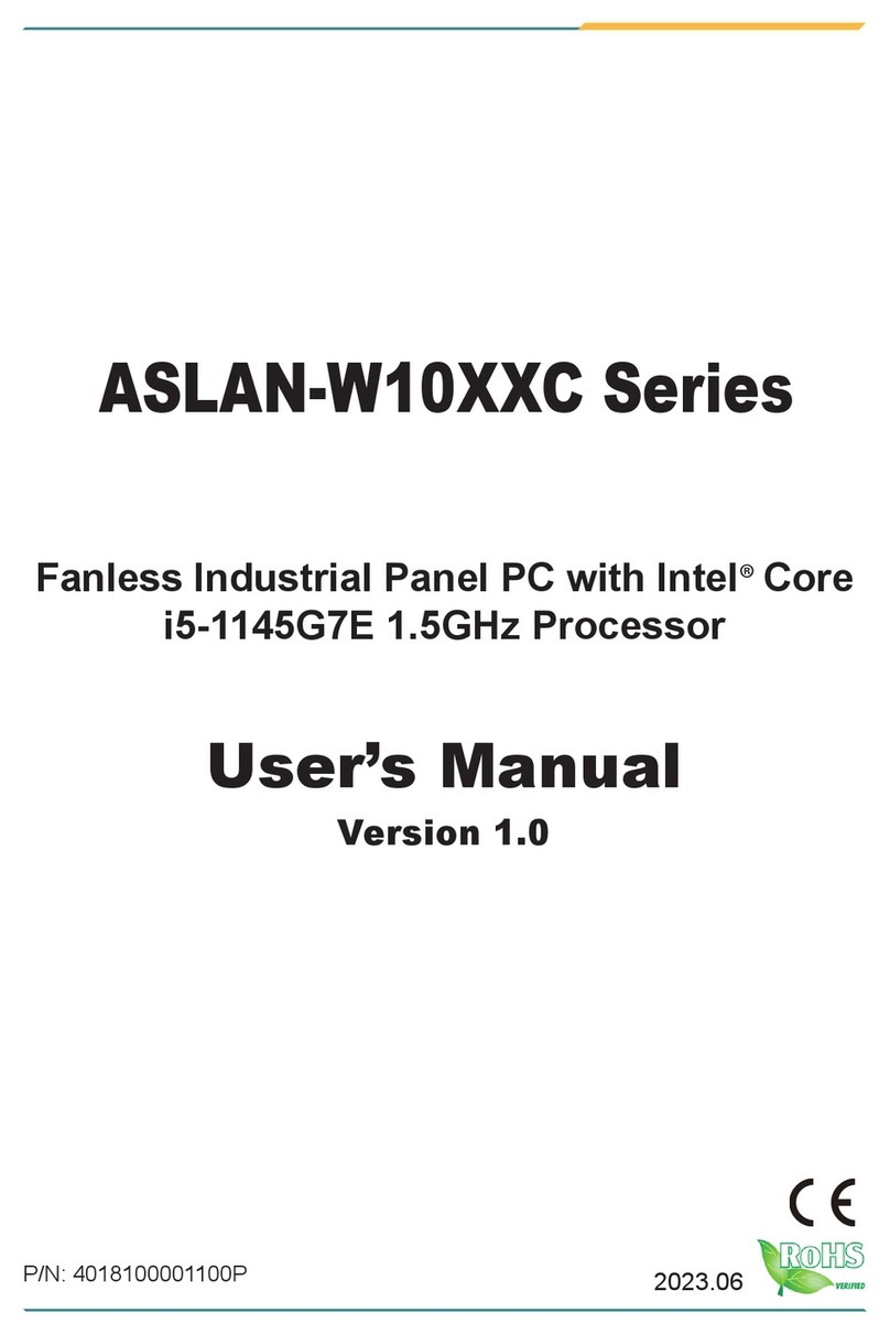Arbor Technology ASLAN-W10 C Series User manual
