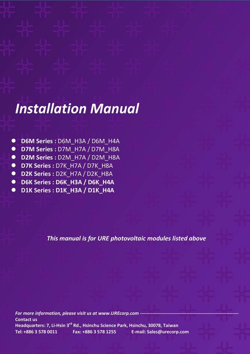 URE D6M Series installation manual