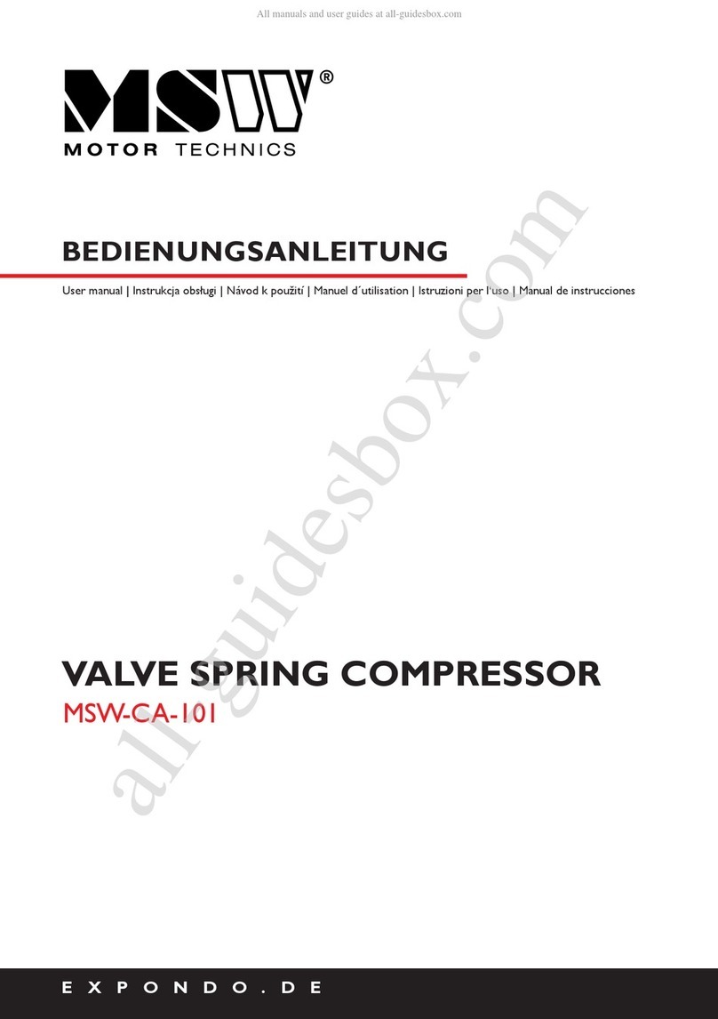 MSW Motor Technics MSW-CA-101 user manual