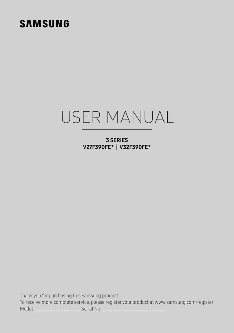 Samsung V32F390FE Series User manual