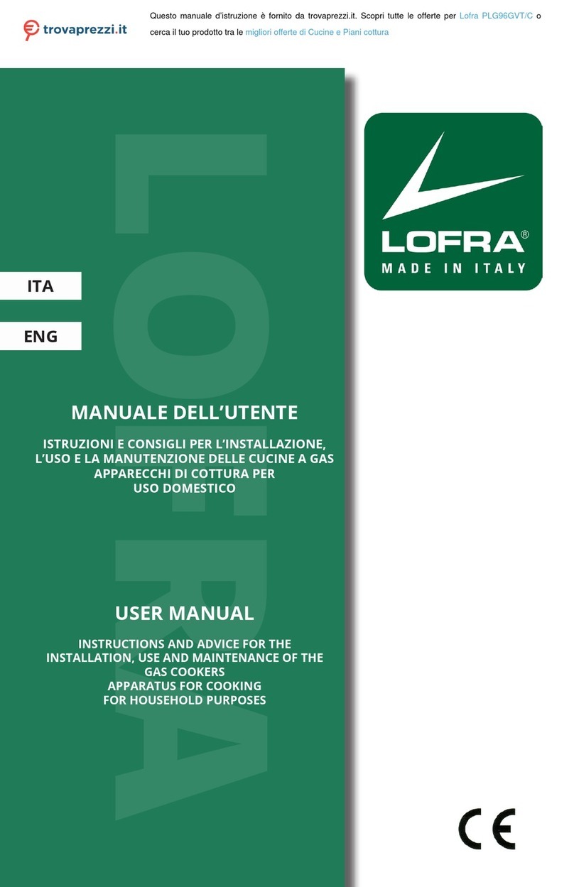 Lofra PLG96GVT/C user manual