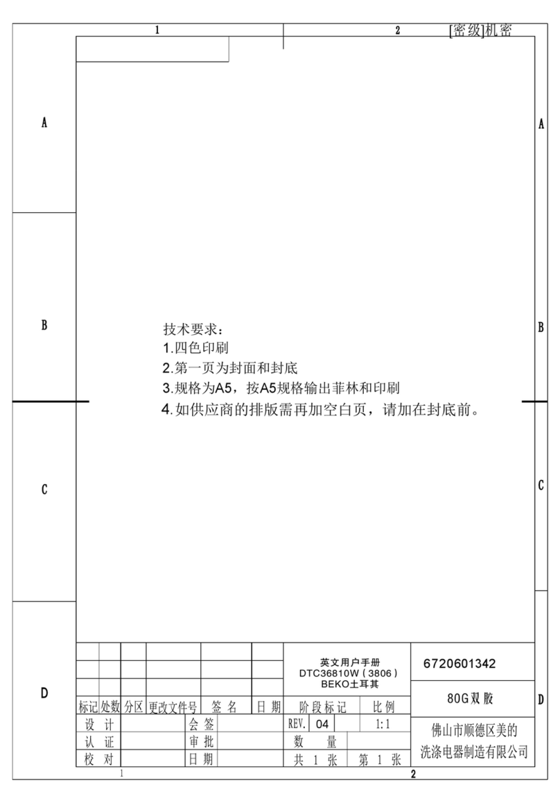 Beko DTC36810W User manual