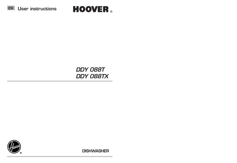 Hoover DDY 088TX User instructions