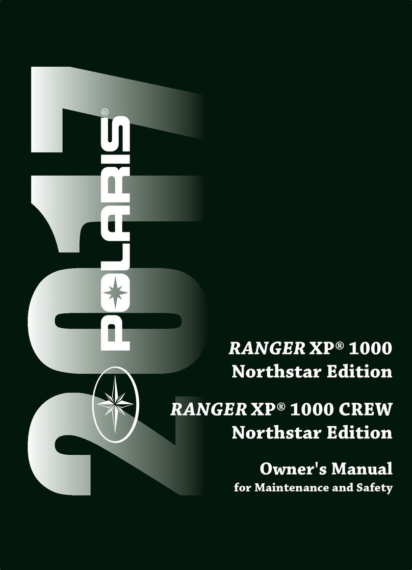 Polaris RANGER XP 1000 Northstar Edition 2017 User manual